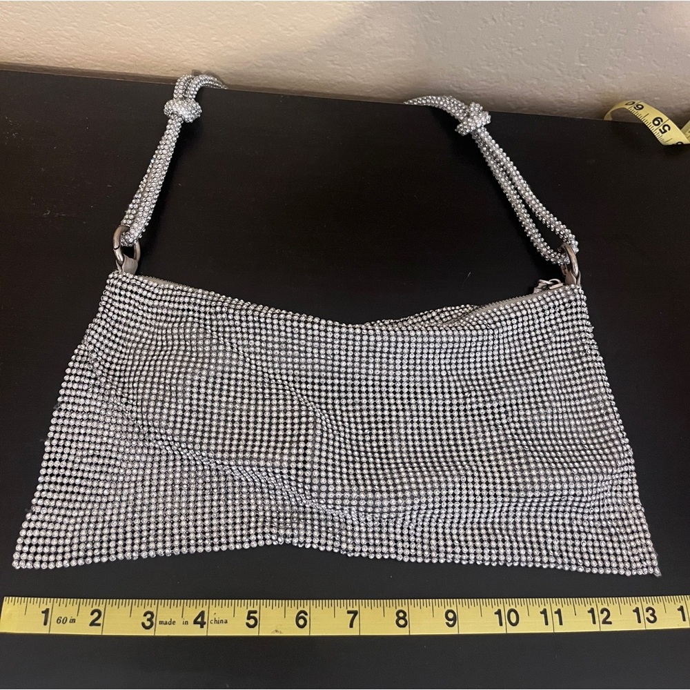 Silver Rhinestone Bag - Picture 2 of 3